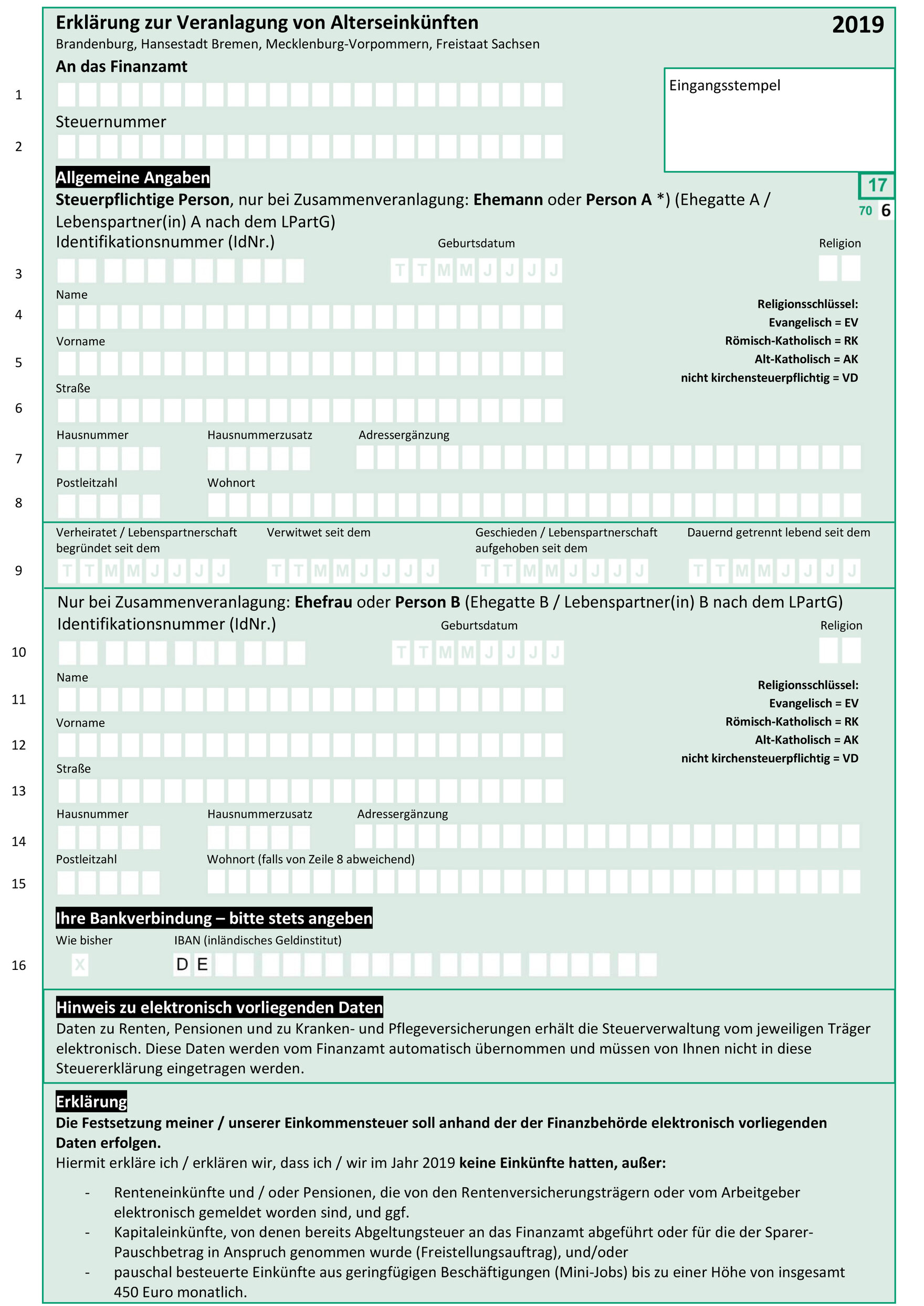 200129_Vordruck-EZVA_rdax_1760x2487_87s Vereinfachte Steuererklärung für Rentner: Entdecken Sie das Formular PDF 2022