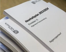Haushaltspläne Sachsen