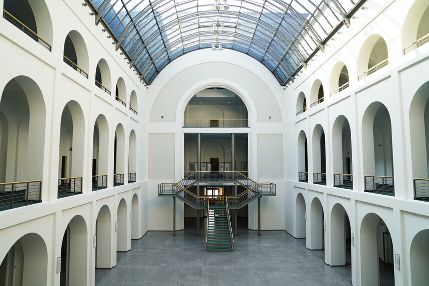 Blick in den Lichthof des Finanzministeriums