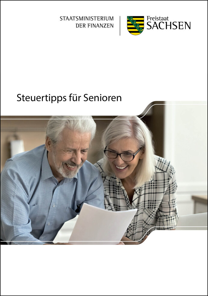 Titelbild Broschüre Steuertipps für Senioren