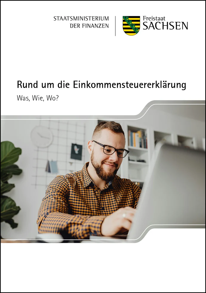 Titelbild Broschüre Rund um die Einkommensteuererklärung