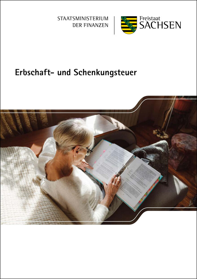 Titelbild Broschüre Erbschaft- und Schenkungsteuer