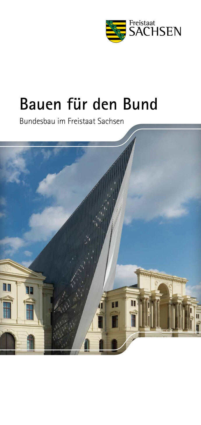 Titelbild Faltblatt Bundesbau