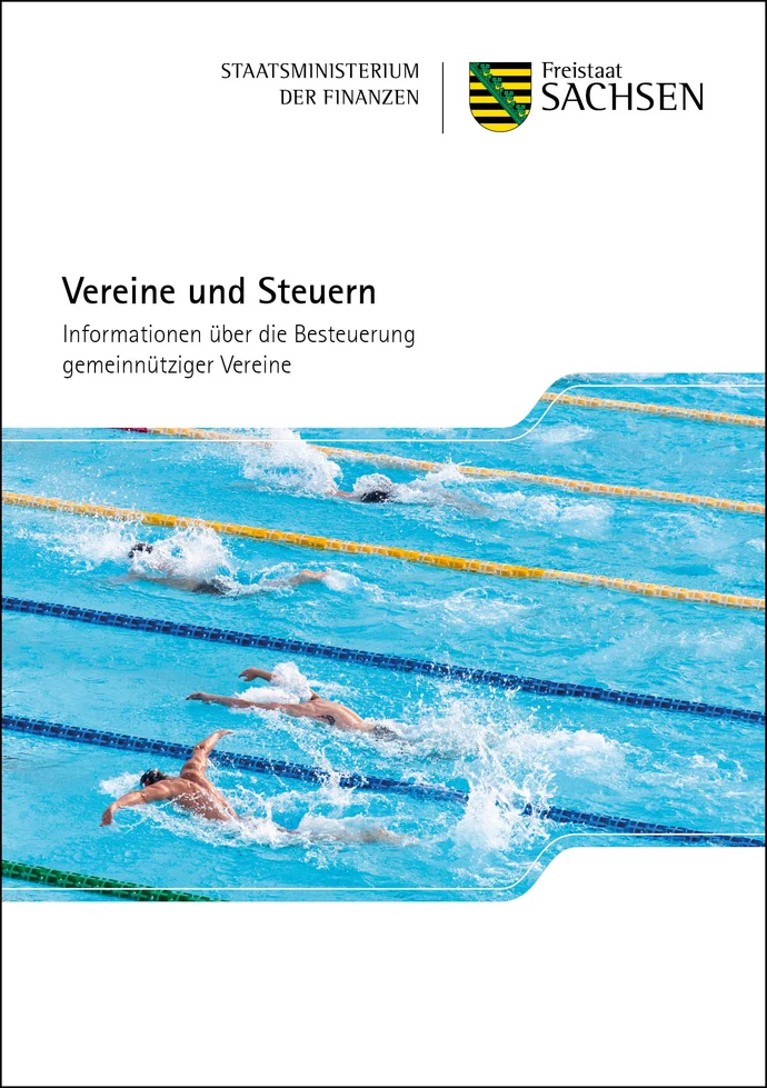 Titelbild Broschüre Vereine und Steuern