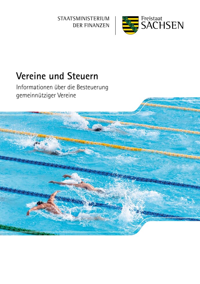 Titelbild Broschüre Vereine und Steuern